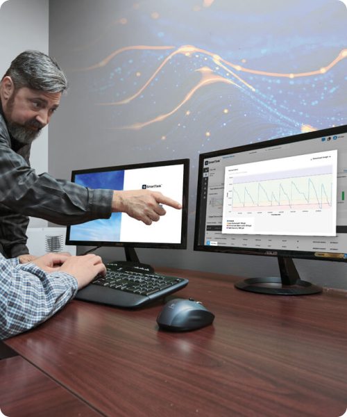 people analyzing on smarttank portal